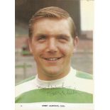 Football Bobby Murdoch 11x8 signed colour magazine photo one of the legendary Celtic Lisbon lions