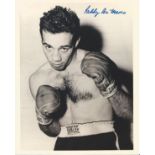 Boxing Paddy De Marco 10x8 signed b/w photo Paddy DeMarco, February 10, 1928 - December 13, 1997 was