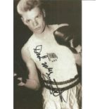 Olympics Dick McTaggert signed 6x4 signed colour photo of the gold and bronze medallist in Boxing