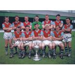 Football Autographed BURNLEY photo, a superb image depicting a wonderful image showing the 1959/60