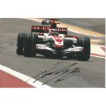 Motor Racing Takuma Sato 6x4 signed colour photo. Takuma Sato, born 28 January 1977 is a Japanese