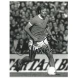 Football Rodney Marsh 10x8 signed b/w photo pictured in action for Manchester City. Good