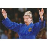 Olympics Kerstin Thiele signed 6x4 colour photo of the Olympic silver medallist in Judo for