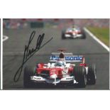 Motor Racing Jarno Trulli 6x4 signed colour photo. Jarno Trulli born 13 July 1974 is an Italian