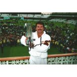 Cricket Allan Lamb 8x12 signed colour photo. Allan Joseph Lamb born 20 June 1954 is a former England