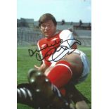 Malcom Macdonald 12x8 signed colour football photo pictured during his time for Arsenal. Good