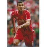 Football Dejan Lovren 12x8 signed colour photo pictured in action for Liverpool. Dejan Lovren ( born