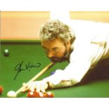 Snooker John Virgo 8x10 signed colour photo. John Virgo born 3 March 1946 is an English former