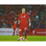 Football Martin Škrtel 8x10 signed colour photo pictured in action for Liverpool. Martin Škrtel (