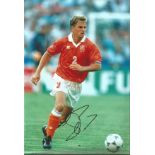 Football Frank De Boer 12x8 signed colour photo pictured playing for Holland. Franciscus "Frank"