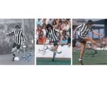 Lot of Football Autographed JIMMY SMITH photos, x 3 superb images depicting the former Newcastle