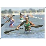 Olympics Tamara Csipes signed 6x4 colour photo of the Olympic gold medallist in the K4 canoeing