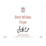 Football Two Liverpool A4 sheet signature pieces signed by Jamie Redknapp and Patrick Berger. Good
