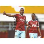 Football Diafra Sakho 8x10 signed colour photo pictured in action for West Ham United. Good
