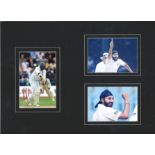 Cricket Monty Panesar 16x10 mounted signature piece includes three colour photos pictured in
