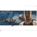 Olympics Thomas Lurz signed 6x4 colour photo of the silver and bronze medallist at the 2008