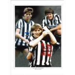 Peter Beardsley Newcastle Football High Quality 16x12 Signed football photograph. Peter Andrew