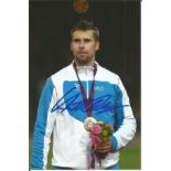 Olympics Anti Ruuskanen signed 6x4 colour photo of the Olympic silver medallist in the Javelin for