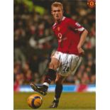 Football Darren Fletcher 10x8 signed colour photo pictured in action for Manchester United. Good