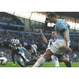 Football Edin Džeko 8x12 signed colour photo pictured in action for Manchester City. Edin Džeko (