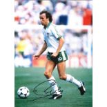 Football Sammy Mcilroy 16x12 signed colour photo pictured in action for Northern Ireland. Good