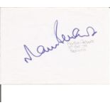 Football Martin Peters 5x4 signed album page. Martin Stanford Peters MBE (born 8 November 1943) is