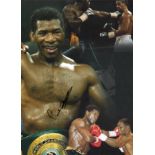 Boxing Carl Thompson 16x12 signed colour montage photo. Adrian Carl Thompson (born 26 May 1964) is a