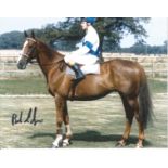 Horse Racing Bob Champion 8x10 signed colour photo pictured riding Aldaniti. Good Condition. All