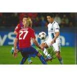 Football Samir Nasri 8x12 signed colour photo pictured in action for Manchester City. Samir Nasri (