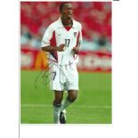 DaMarcus Beasley 10x8 signed colour football photo pictured in action for the U. S. A. DaMarcus