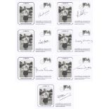 Lot of Football Autographed TOTTENHAM commemorative covers, x 7 depicting a Danny Blanchflower