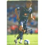Football David Bentley 12x8 signed colour photo pictured in action for Tottenham Hotspur. Good