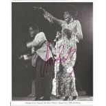 Mary Wilson signed 10 x 8 inch black and white newspaper photo. Good Condition. All autographs are