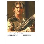 Alexis Cruz Actor Signed Stargate 8x10 Photo. Good Condition. All autographs are genuine hand signed