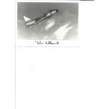 John Ellacombe WW2 RAF Battle of Britain pilot signed 7x5 black and white photo of a English