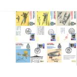 RAF Squadrons series of flown covers comm. RAF squadrons in nice Album. Full set with some extras