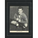 Gordon Milne signed black and white newspaper photo. Mounted to approx size 16x12. Good Condition.
