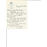 Anita Loos ALS, hand written letter. American screen writer. Good Condition. All autographs are
