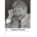Norman Collier Comedian Signed 8x10 Promo Photo. Good Condition. All autographs are genuine hand