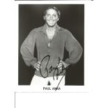 Paul Anka Singer Signed 8x10 Promo music Photo. Good Condition. All autographs are genuine hand