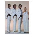 The Platters signed 12x10 colour photo. Also comes with The Sounds of the Platters record. Photo