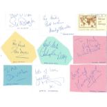 TV Theatre signed collection in blue album. Contains in excess of 100 items. Some of names