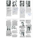 Collection of 4 Devonshire Park Theatre programmes signed by various. Some of signatures included