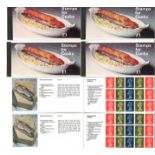 GB 1st prestige stamp books entitled Stamps for Cooks 1969. 10 booklets included. Good Condition. We