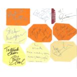 TV Theatre signed collection in red album. Contains in excess of 50 items. Some of names included