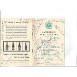 1936 The First Resort Cambridge Arts theatre programme signed to the front by 17 cast members