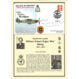 Squadron Leader William Hubert Rigby Nits Whitty DFC, DFC 607F County of Durham Sqdn signed Battle