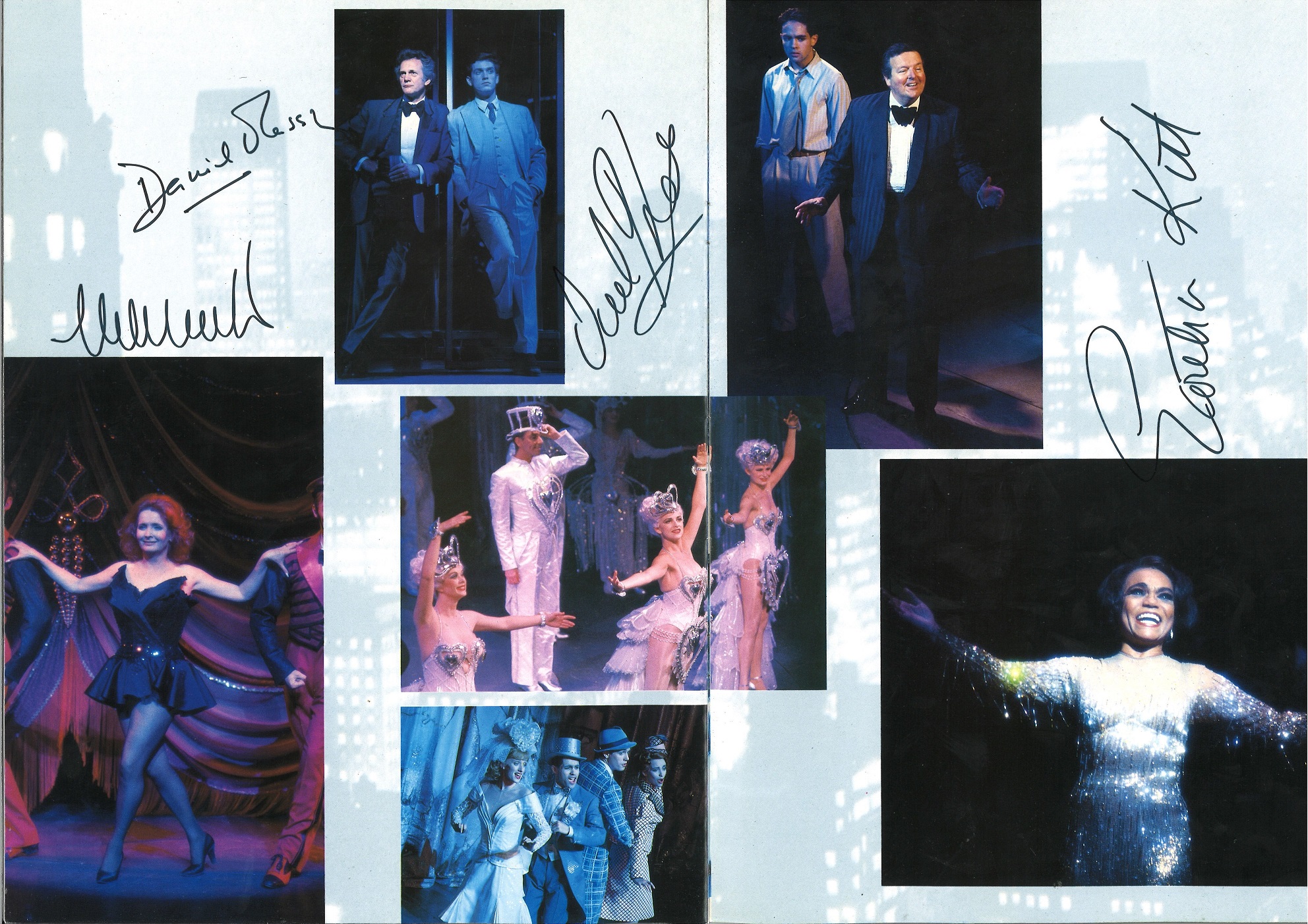 Multi signed Follies brochure. Signed on inside pages. Good Condition. All autographs are genuine - Image 5 of 5