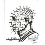 Doug Bradley Pinhead hand signed 10 x 8 inch photo. This beautiful hand signed photo depicts a