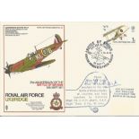 Sir Keith Park signed rare RAF Uxbridge Spitfire cover SC30. New Zealand soldier, First World War
